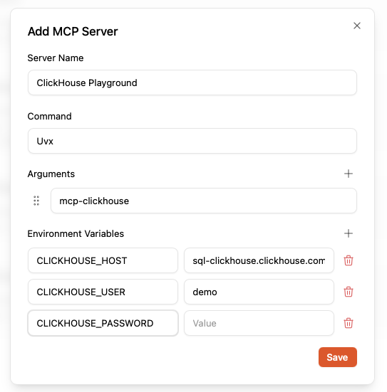 Добавление MCP-сервера